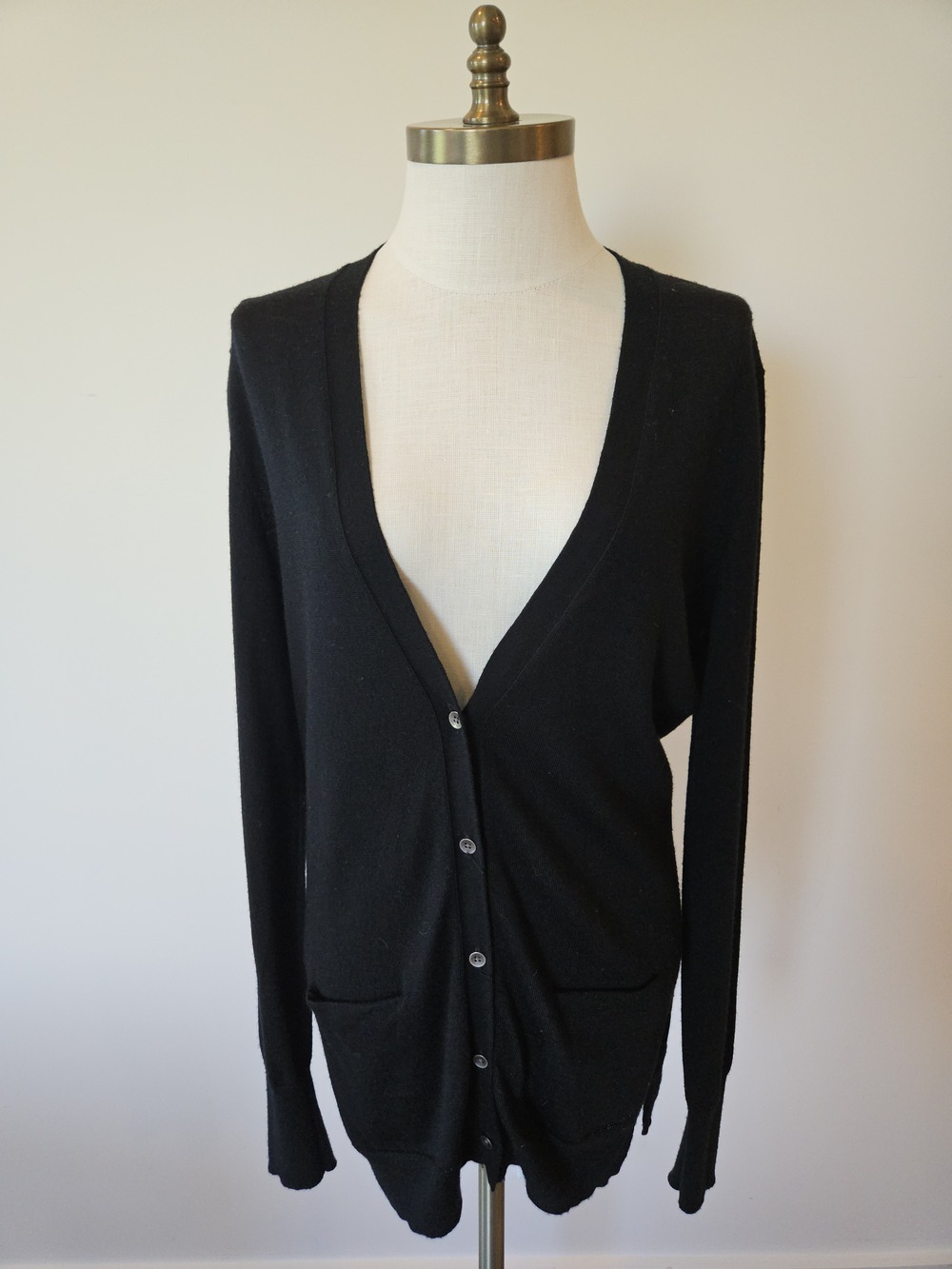 Gap Black Lightweight Open Cardigan